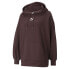 Фото #1 товара Puma Classics Oversized Pullover Hoodie Womens Brown Casual Outerwear 53041221