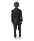 Little Boys Oversized Pinstripe Button Closure Suit Set