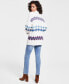 Women's Shawl-Collar Intarsia-Knit Cardigan