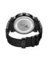 ფოტო #1 პროდუქტის Men's "562" Diamond (1/8 ct.t.w.) Black Ion-Plated Stainless Steel Watch