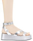 Фото #6 товара Women's Faye Scalloped Buckle Flatform Sandals