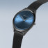 Bering unisex Armbanduhr Ultra Slim 39 mm Armband Milanaise schwarz 17039-227