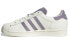 Фото #2 товара Кеды Adidas originals Superstar Легкие, прочные, антискользящие, низкие женские бело-фиолетовые GZ3389