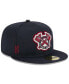 Men's Navy Atlanta Braves 2024 Clubhouse 59FIFTY Fitted Hat Синий, 7 - фото #3