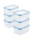 Фото #1 товара Easy Essentials Rectangular 20-Oz. Food Storage Container, Set of 6