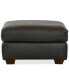 Фото #3 товара CLOSEOUT! Dester 29" Leather Ottoman, Created for Macy's