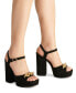 Фото #6 товара Women's Nicolette Chain Trimmed Platform Sandals