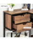 Фото #4 товара L-Shaped Home Office Desk with Storage Shelves & Steel Frame