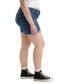 Фото #3 товара Trendy Plus Size Mid-Length Stretch Denim Shorts