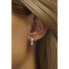 Delicate round earrings with zircons Audrey QR440