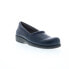 Фото #2 товара Softwalk Adora S1912-404 Womens Blue Leather Slip On Loafer Flats Shoes 6.5