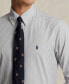 ფოტო #3 პროდუქტის Men's Slim-Fit Gingham Stretch Poplin Shirt