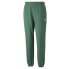 Фото #1 товара Puma Downtown Sweatpants Mens Green Casual Athletic Bottoms 53825037