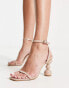 Фото #1 товара RAID Ashby sandals with bubble heel in beige patent