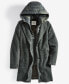 Фото #5 товара Juniors' Mixed-Media Bibbed Bouclé Coat