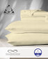 Фото #14 товара Aireolux 1000 Thread Count Egyptian Cotton Sateen 4 Pc Sheet Set King