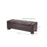 Фото #3 товара Clay Faux-Leather Storage Ottoman