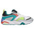 Фото #1 товара Puma Mmq Sail Blaze Of Glory Lace Up Mens White Sneakers Casual Shoes 38634501