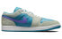 Фото #2 товара Jordan Air Jordan 1 Low "Aquatone" 防滑耐磨透气 低帮 复古篮球鞋 蓝灰色 / Кроссовки Jordan Air Jordan DX4334-300