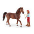Фото #3 товара Игровая фигурка Schleich Horse Club Hannah & Cayenne 42539 (Лошадка Ханна и Кайенна)