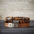 Men´s leather bracelet Stranded Cognac RR-L0080-S