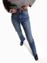 Фото #4 товара ASOS DESIGN flared jeans in dark blue