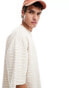 ASOS DESIGN oversized t-shirt in tonal stripe