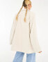 Weekday Isa linen mix blazer in beige