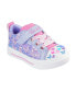 Фото #2 товара Toddler Girls’ Twinkle Toes: Twinkle Sparks - Ombre Flutter Stay-Put Light-Up Casual Sneakers from Finish Line