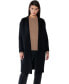 Women's Cashmere Wool Double Face Overcoat with Belt