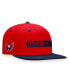 ფოტო #1 პროდუქტის Men's Red, Navy Washington Capitals Heritage City Two-Tone Snapback Hat