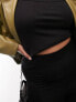 Фото #3 товара Topshop Curve high waisted legging in black