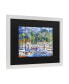 Фото #2 товара Masters Fine Art Lahaina Marina Matted Framed Art - 20" x 25"