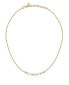 Gold-plated bicolor necklace with beads Colori SAXQ06