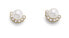 Charming gold-plated stud earrings with pearls Mayari 23082G