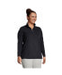 Фото #2 товара Plus Size Fleece Quarter Zip Pullover Jacket