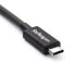 Фото #3 товара StarTech.com 2m Thunderbolt 3 (20Gbps) USB-C Cable - Thunderbolt - USB - and DisplayPort Compatible - Male - Male - 2 m - Black - Nickel - 20 Gbit/s