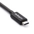 StarTech.com 2m Thunderbolt 3 (20Gbps) USB-C Cable - Thunderbolt - USB - and DisplayPort Compatible - Male - Male - 2 m - Black - Nickel - 20 Gbit/s