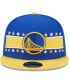 Фото #2 товара Бейсболка с напечатанными звездами New Era Мужская Golden State Warriors Royal 9FIFTY Snapback Hat