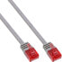 Фото #2 товара InLine Flat Ultraslim Patch Cable U/UTP Cat.6 Gigabit ready grey 5m