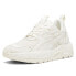 Фото #2 товара Puma RsTrck Nubuck Lace Up Mens Off White Sneakers Casual Shoes 39316601