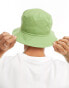 New Era logo bucket hat in green grün, L - фото #2