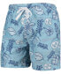Men's Carolina Blue North Carolina Tar Heels Vintage-Like Floral Swim Trunks