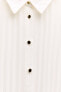 Фото #10 товара Плиссированное платье миди с ремнем ZARA