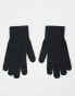 Фото #4 товара Levi's touch screen knit gloves with tab logo in dark grey