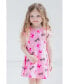 ფოტო #5 პროდუქტის Girls French Terry Skater Dress Pink Toddler| Child