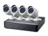 Фото #2 товара Камера видеонаблюдения LevelOne 4-Channel CCTV Surveillance Kit - Wired - Bullet - BNC - Indoor/outdoor - 3.6 mm - 30 m
