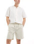 Фото #1 товара River Island pull on shorts in light beige