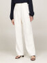Relaxed Straight-Fit Linen Blend Pant