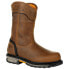 Фото #2 товара Georgia Boots CarboTec Ltx 11 Inch Waterproof Composite Toe Work Mens Brown Wor